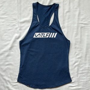 TLF Take Life Further Blue Motion Stringer Tank Top